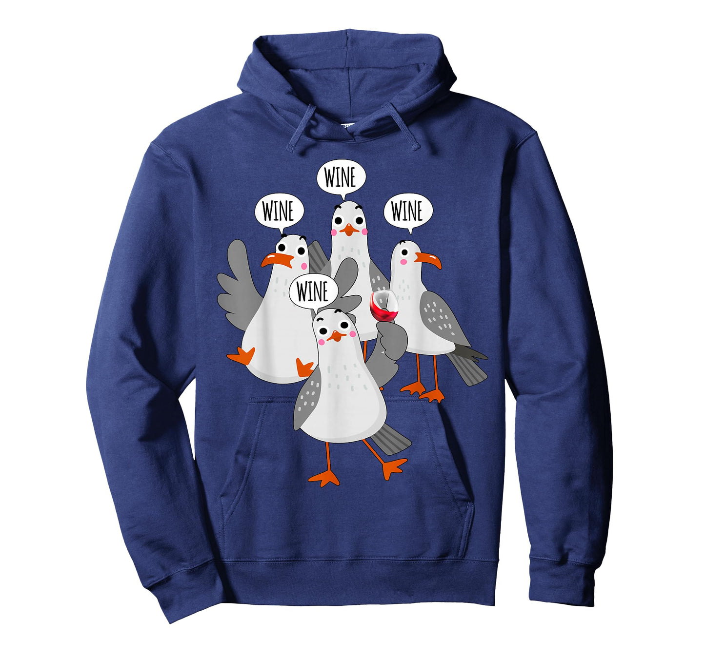 Wine! Wine! Wine! Seagull - Funny Wine Enthusiast T-Shirt