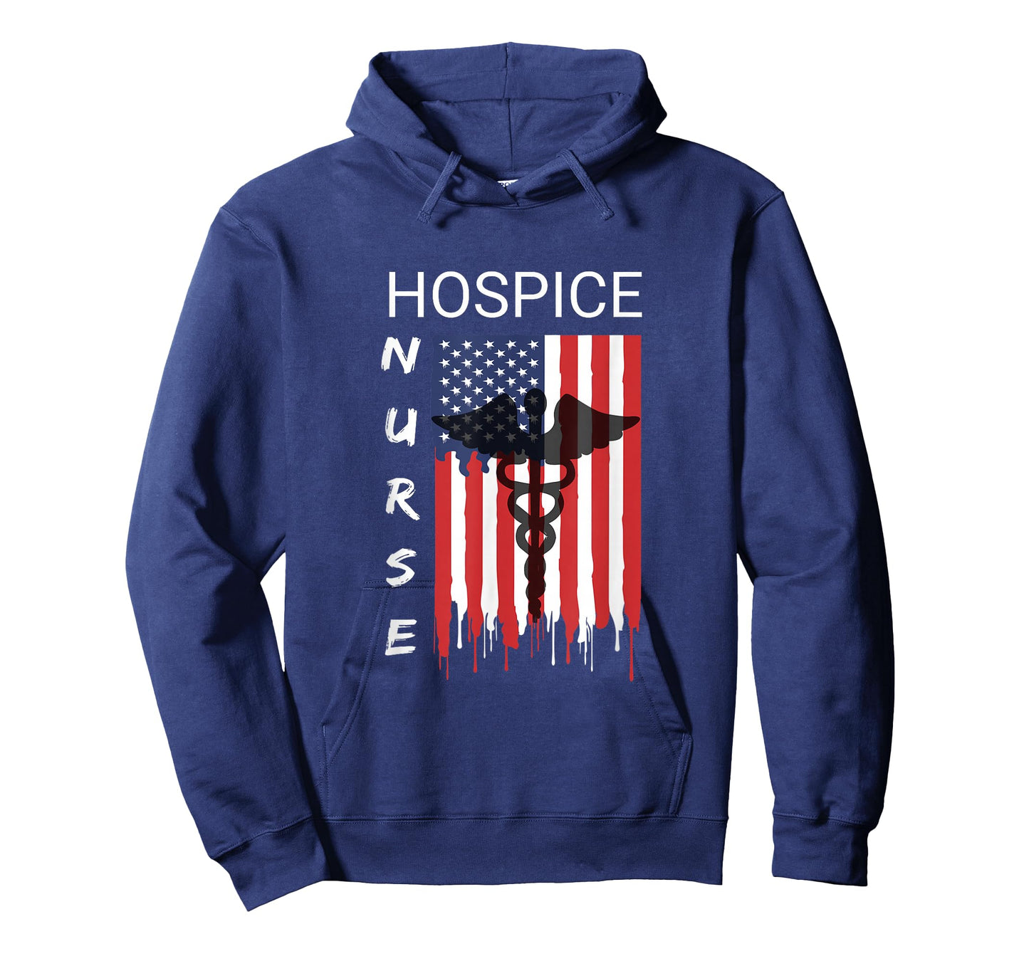 Hospice Nursing Proud & Cool US Flag Patriot Shirt T-Shirt