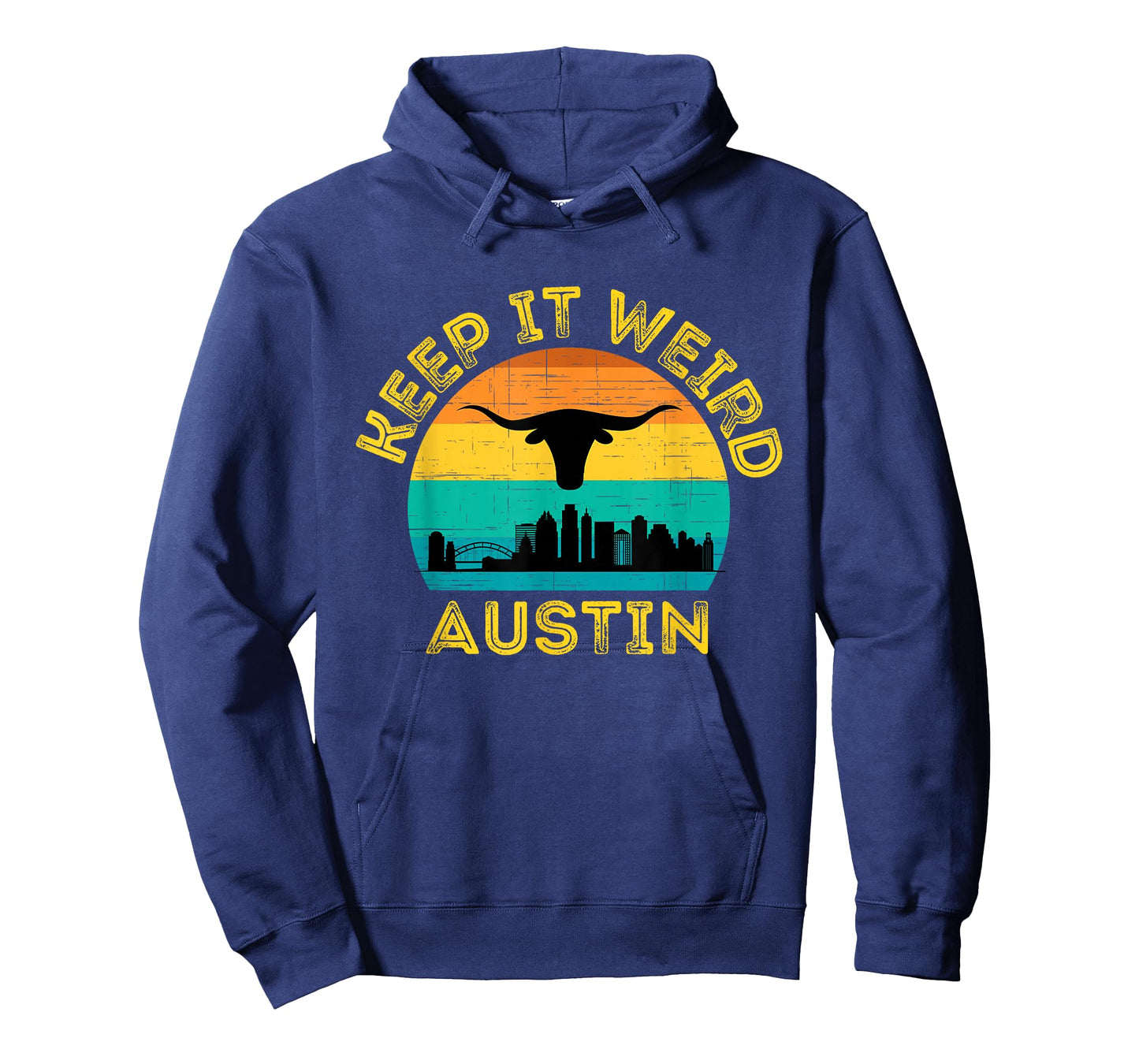 Vintage Austin, Texas Keep It Weird Sunset T-Shirt