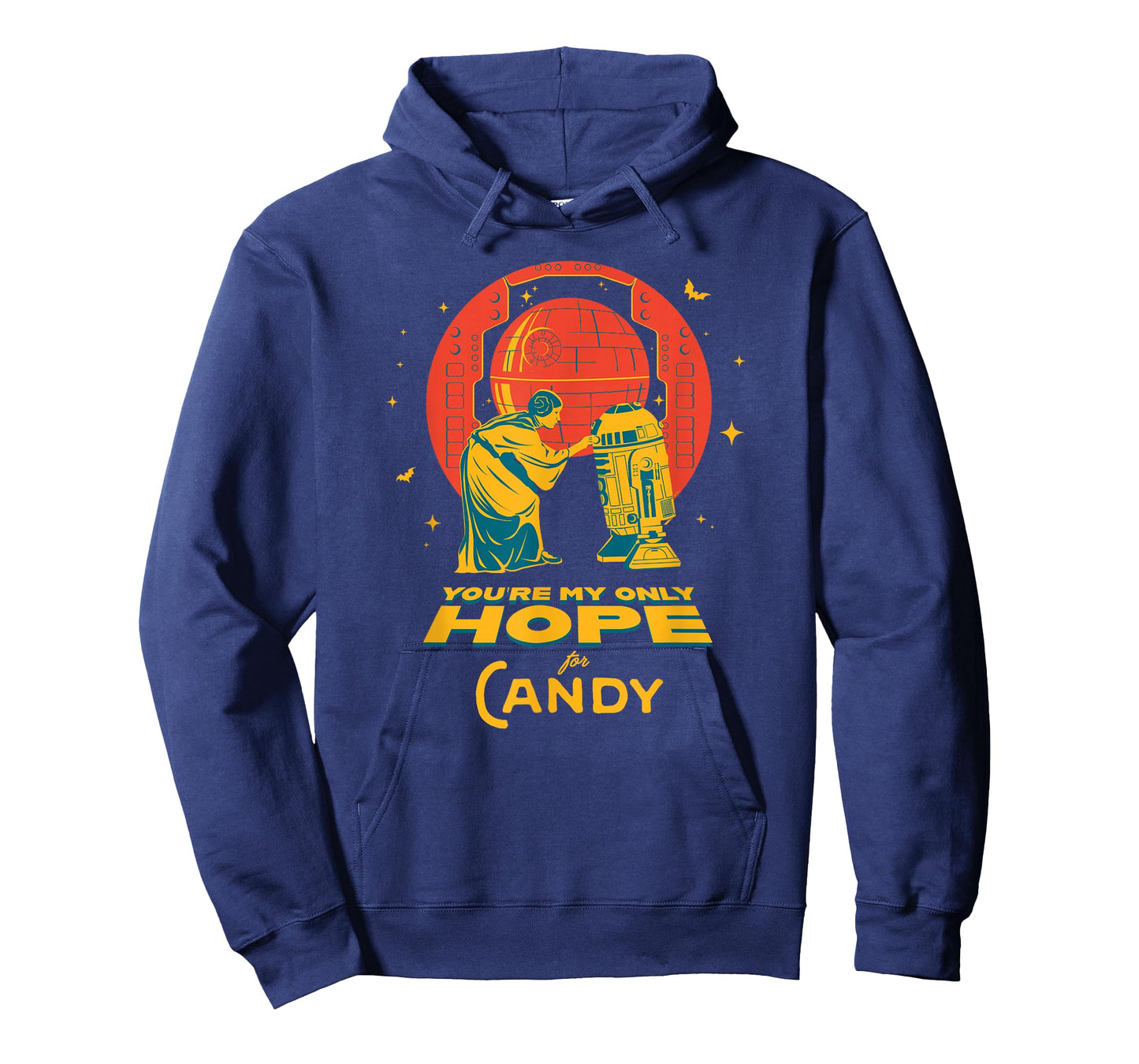 Star Wars Halloween Leia R2-D2 You’re My Only Hope for Candy T-Shirt