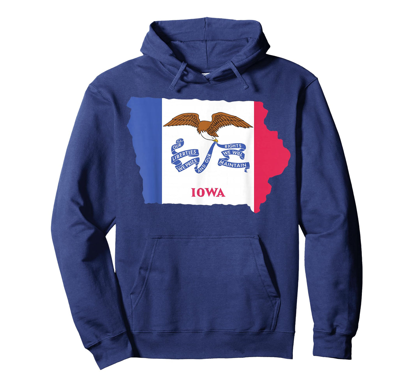 Iowa Map - State Flag Day T-shirt T-Shirt