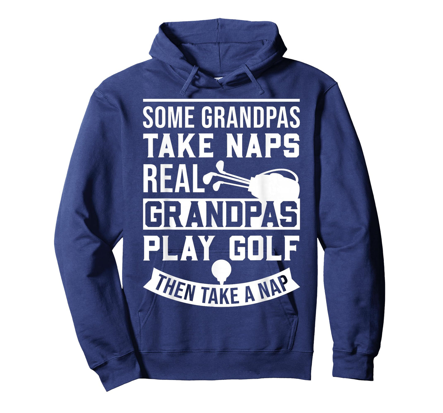 Real Grandpas Play Golf - Best Grandpa Golfer Dad Funny Gift T-Shirt