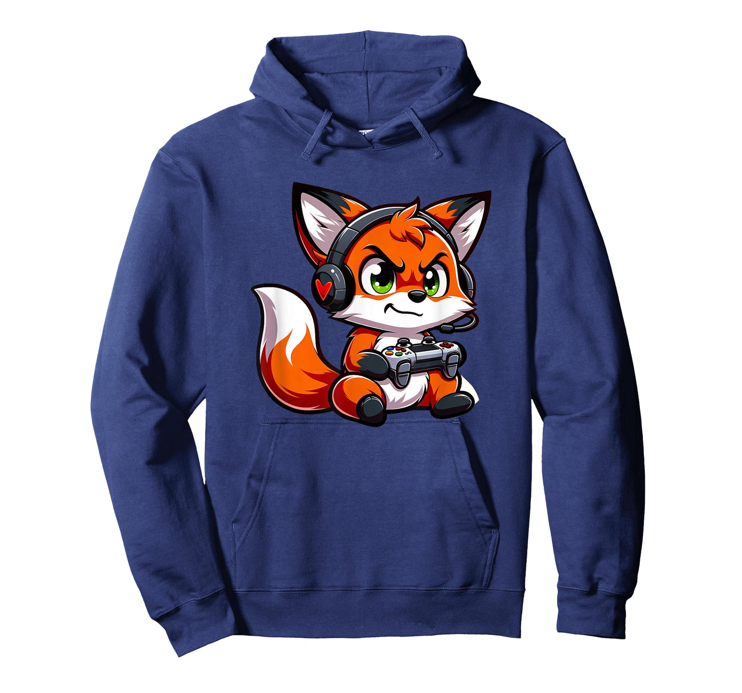 Funny Red Fox Gamer Video Games Boys Girls Kids T-Shirt