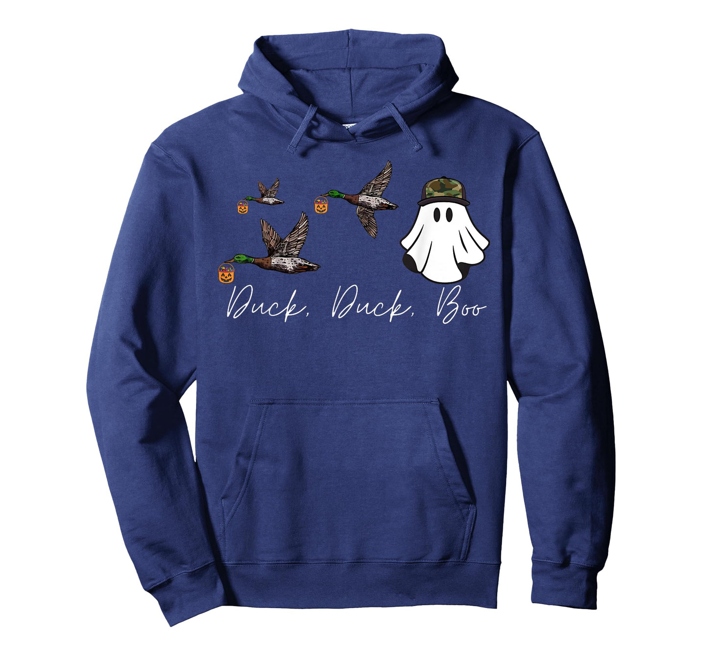 Duck Duck Boo Camo Ghost Boy Halloween Mallard Duck Hunting T-Shirt