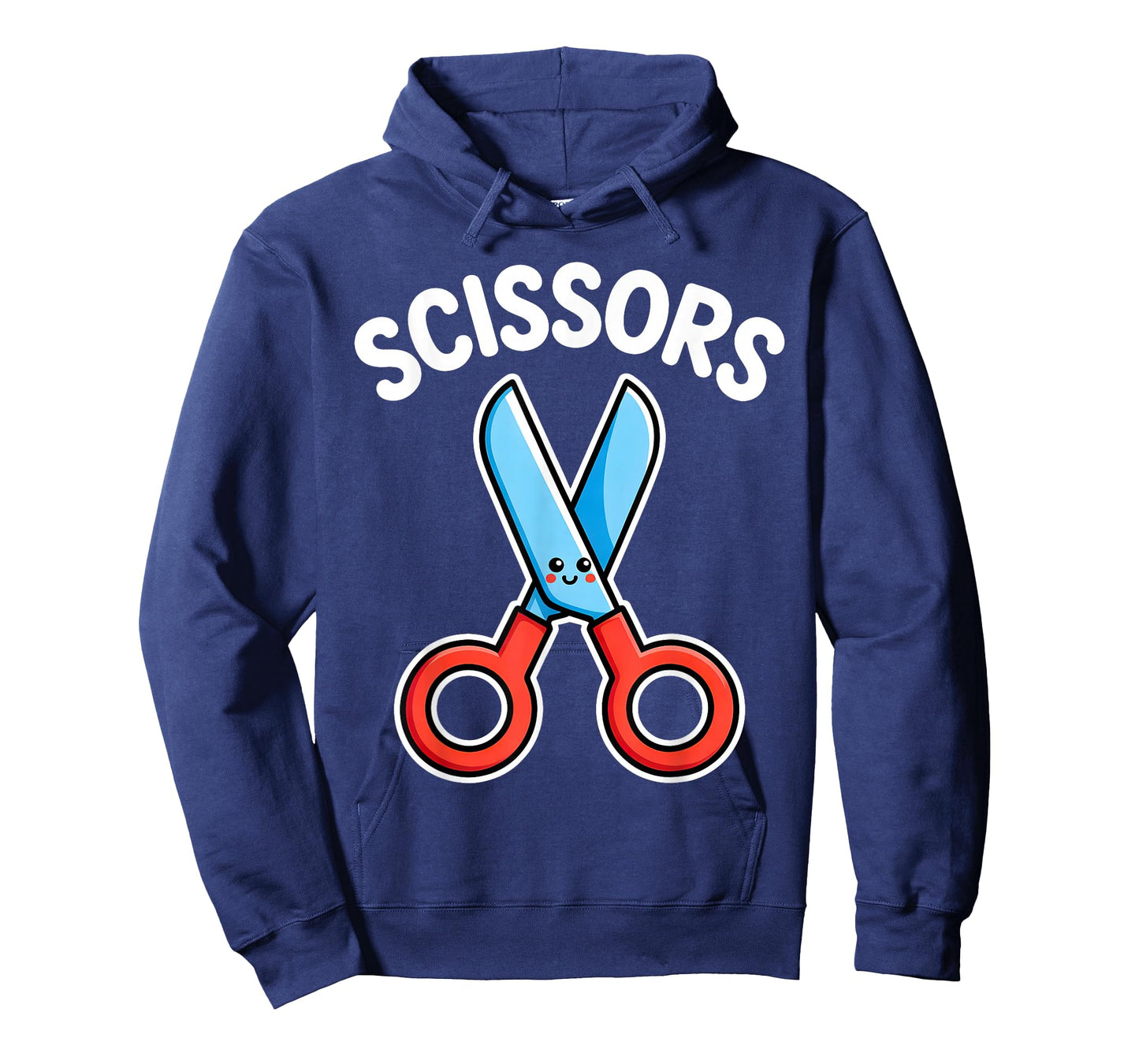 Scissors Halloween Costume Funny Kawaii Group Game Matching T-Shirt