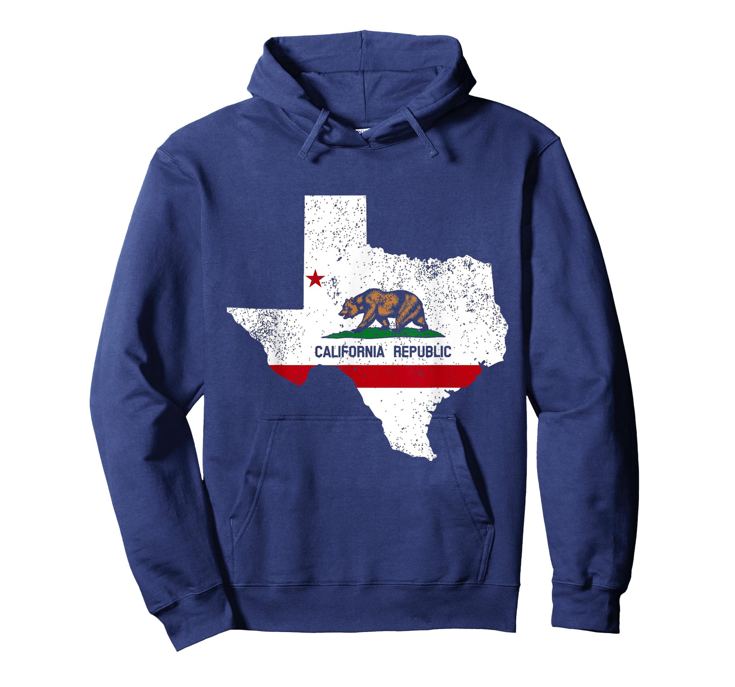 Texas California Flag T-Shirt - California Transplant TShirt T-Shirt