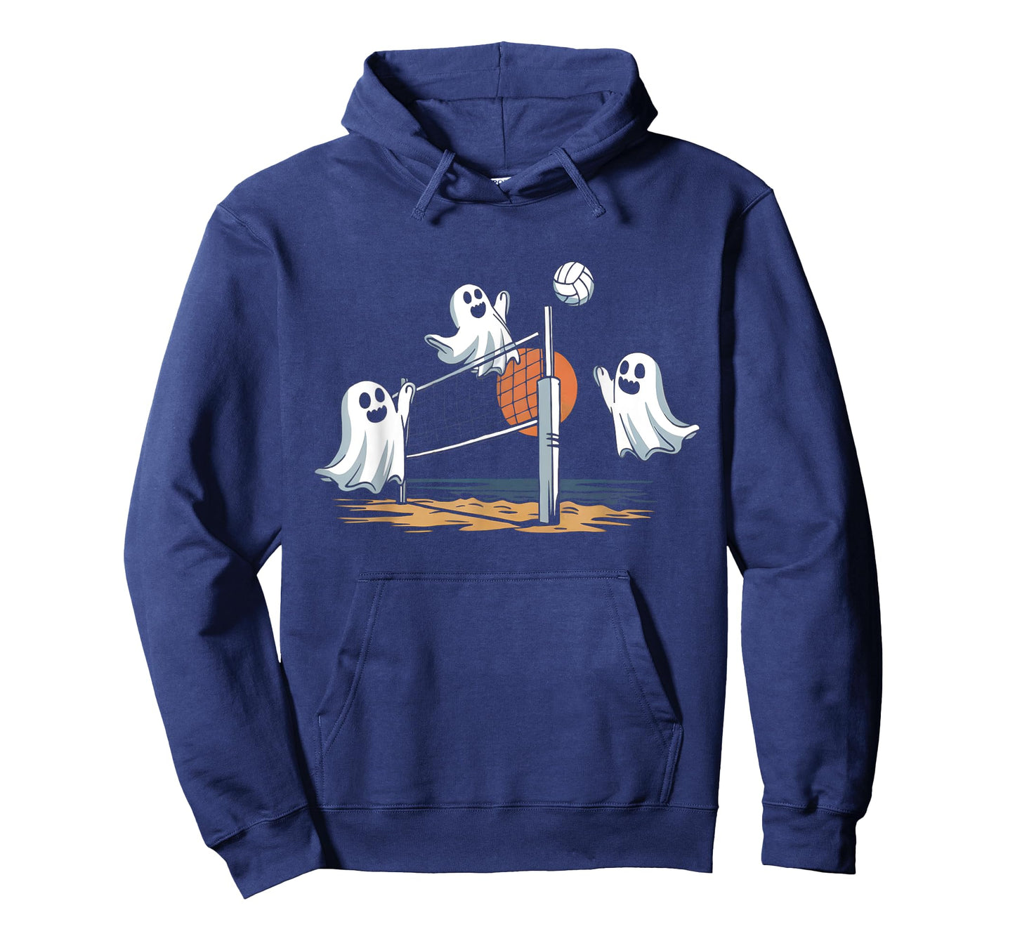 Funny Volleyball Halloween Ghost-Volleyball Sports Lovers T-Shirt