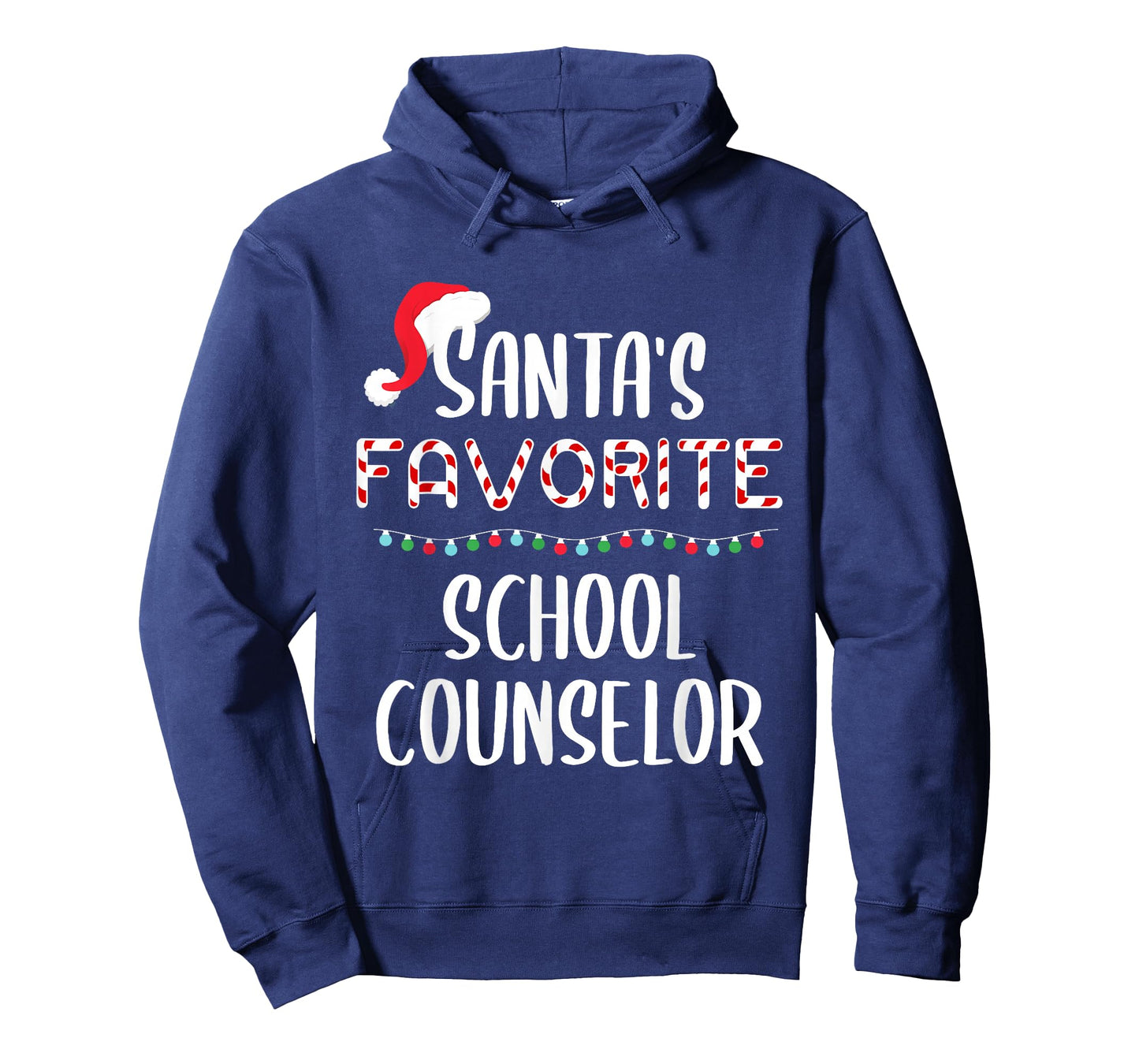 Santas Favorite School Counselor Pajamas Christmas Xmas T-Shirt