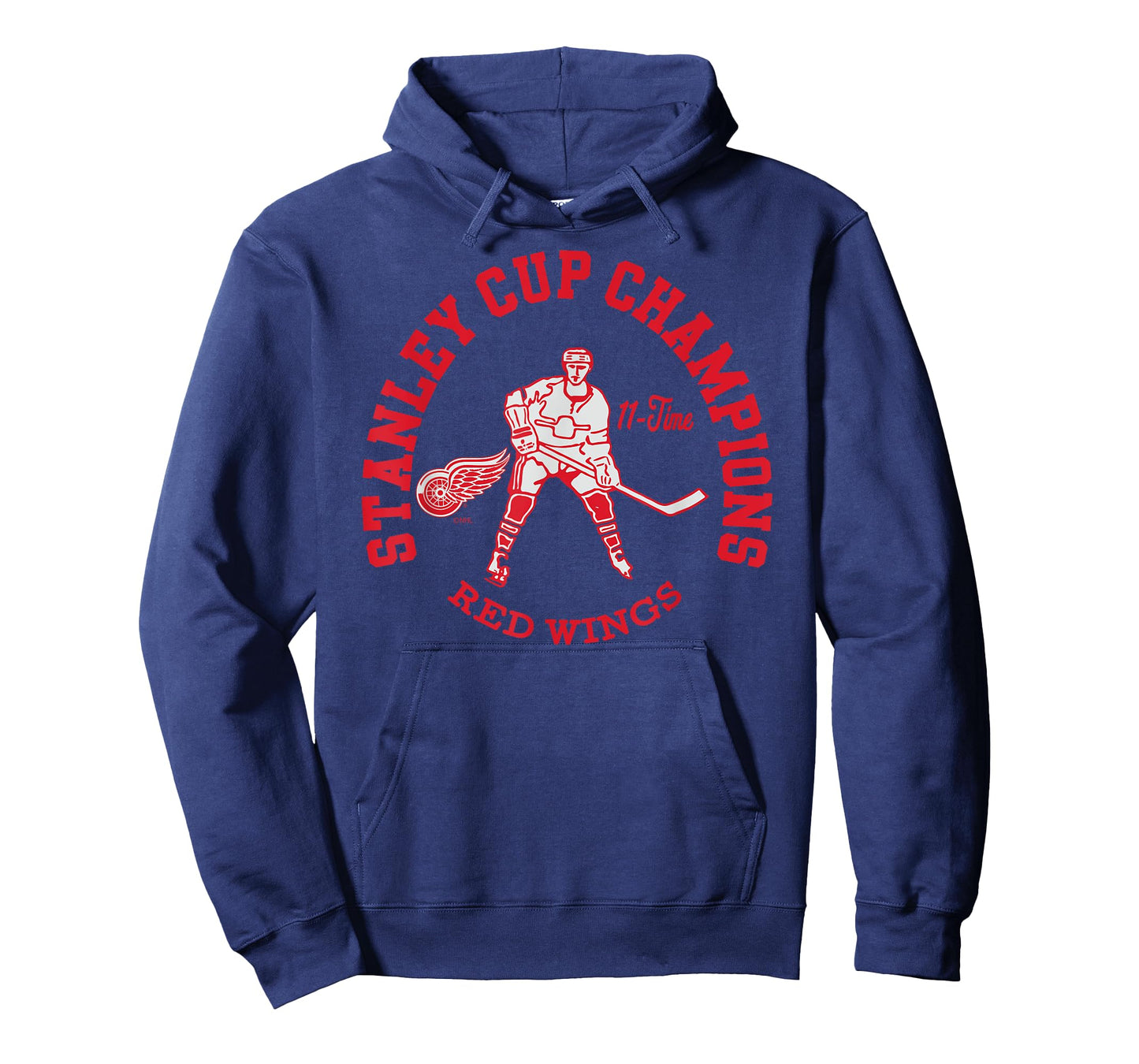 Detroit Red Wings Stanley Cup Champions 11-Time T-Shirt