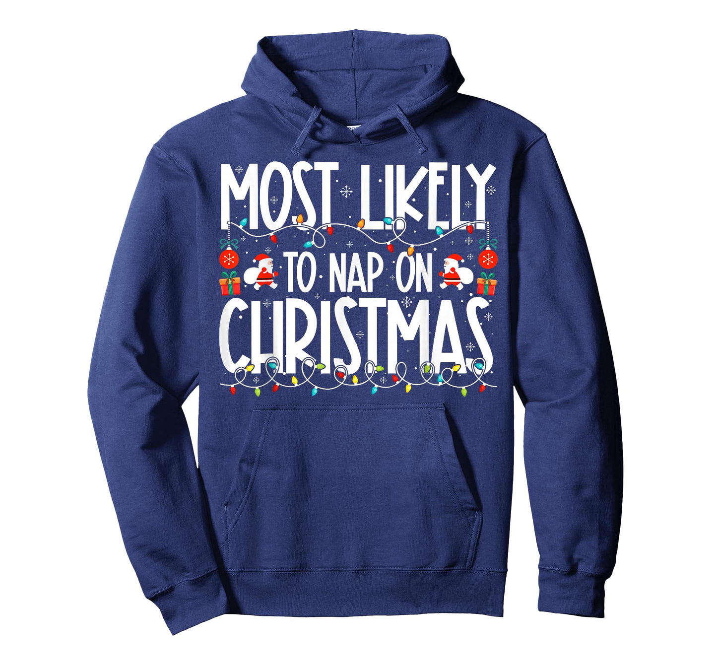 Most Likely to Nap On Christmas Family Christmas T-Shirt