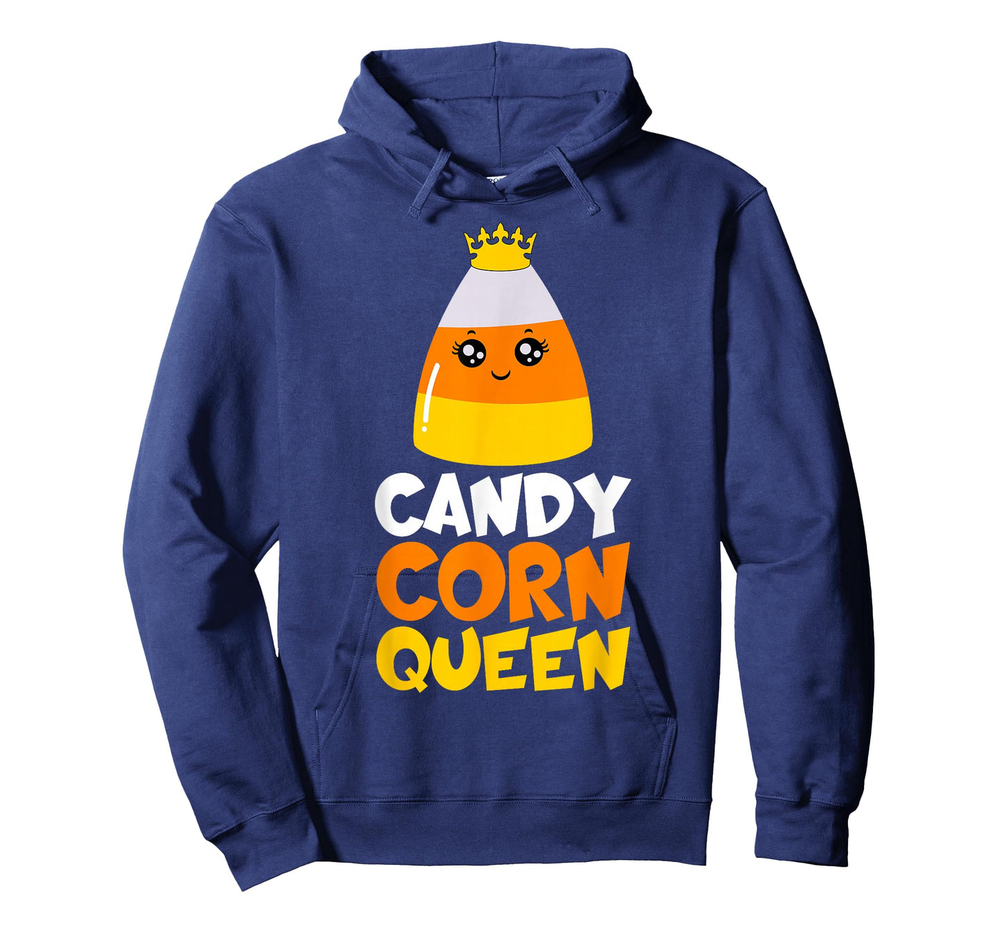 Candy Corn Queen Costume Halloween Cute Kawaii Crown Girls T-Shirt