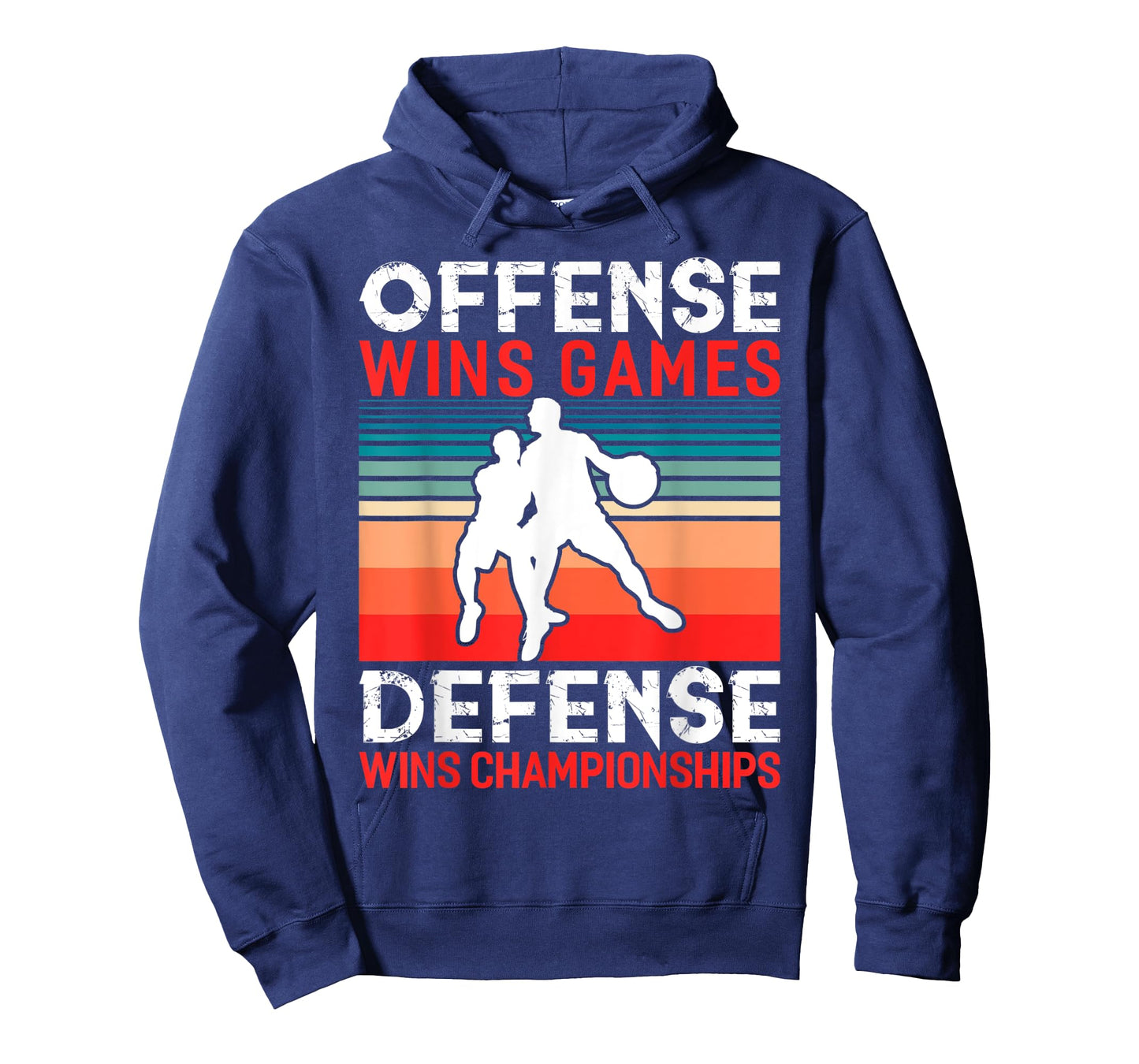 Offense Wins Games Defense Wins Championships Basketball T-Shirt