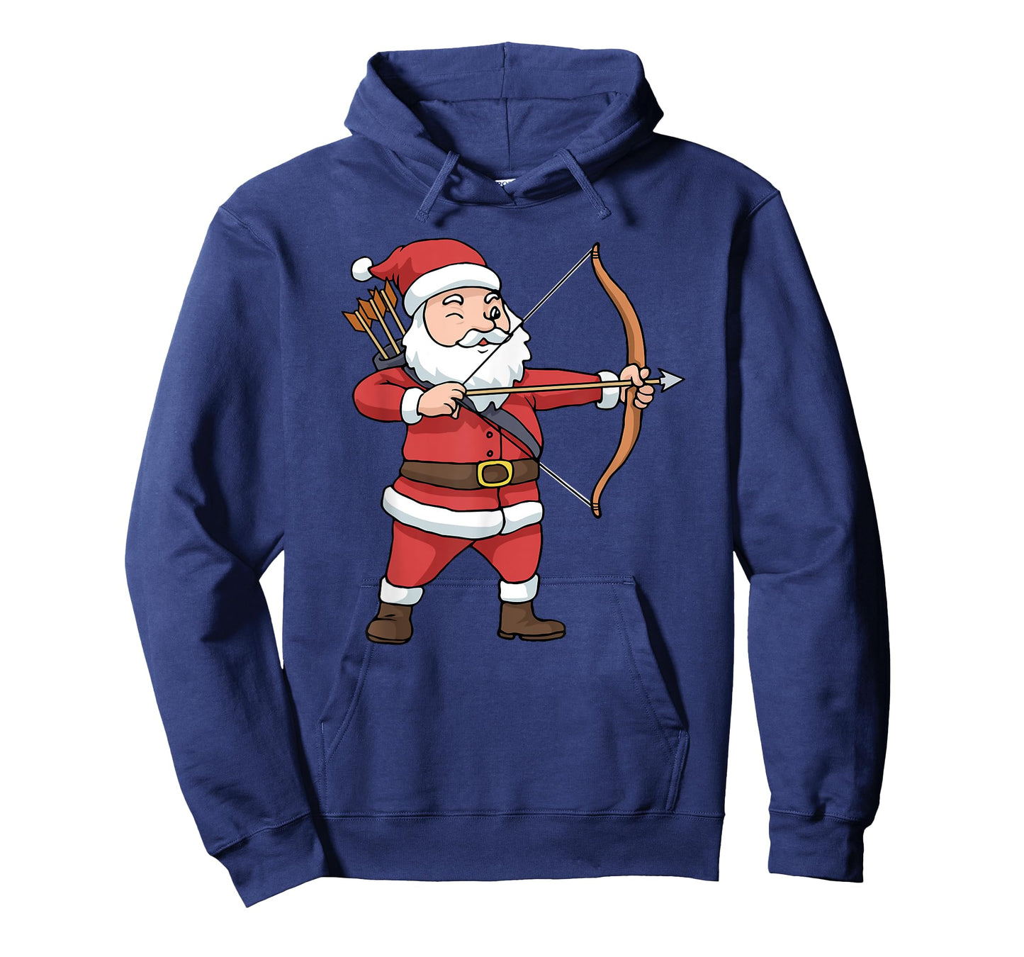 Christmas Archery Tshirt Arrow Bow Hunting Santa Claus T-Shirt