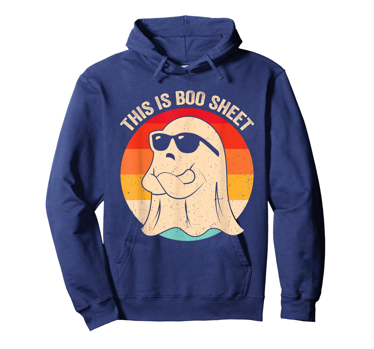 This Is Boo Sheet Ghost Retro Halloween Costume Men Women T-Shirt