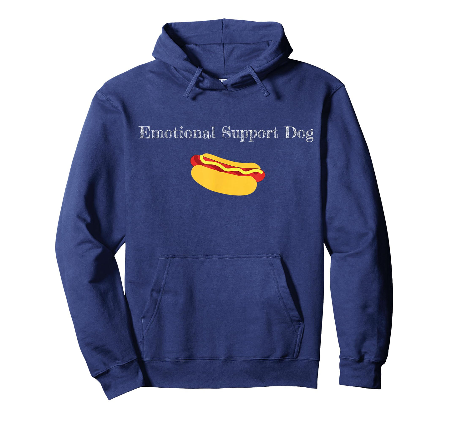 Emotional Support Dog Funny Hot Dog Play On Words T-Shirt