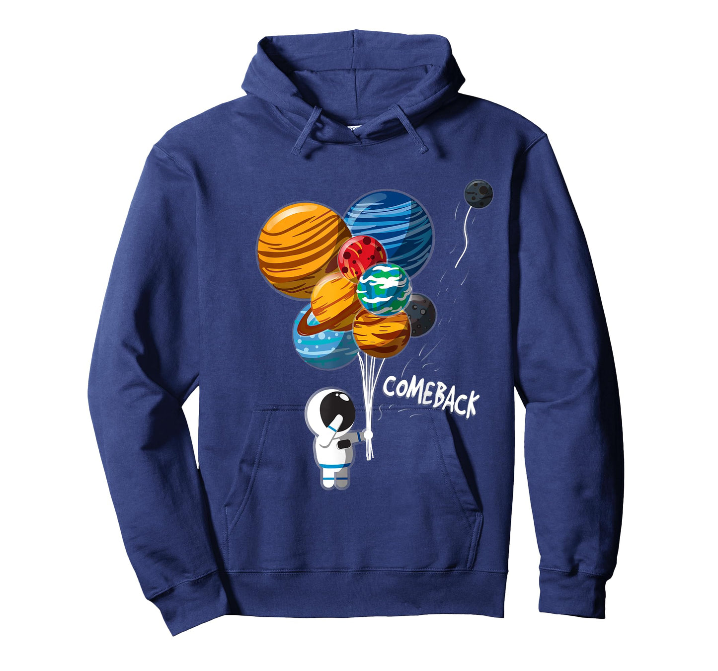 Astronaut Balloon Planets Pluto Outer Space Traveler T-Shirt
