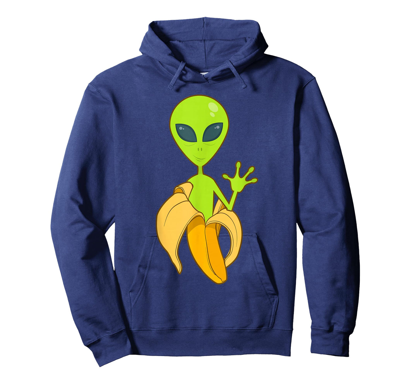 Alien in a Banana Extraterrestrial Roswell Funky T-Shirt T-Shirt