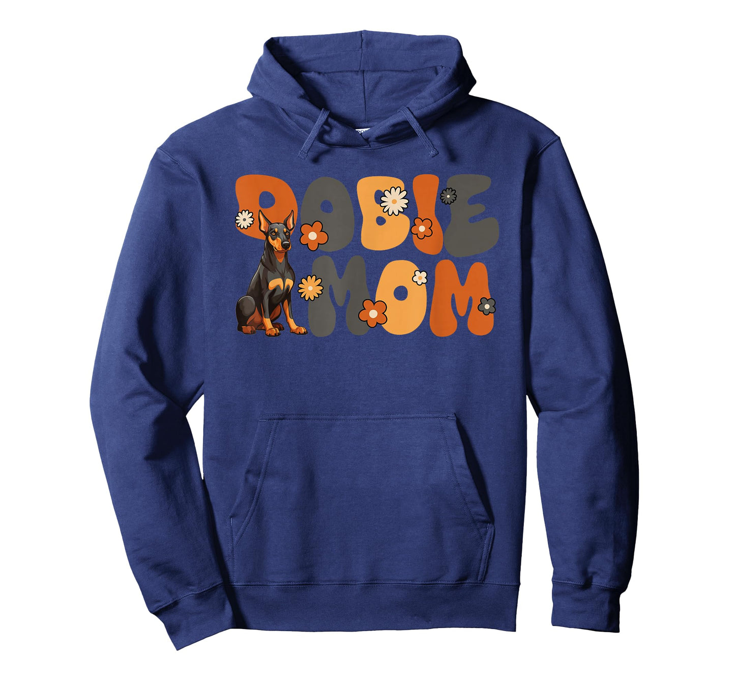 Doberman Pinscher Groovy World's Best Dobie Mom T-Shirt