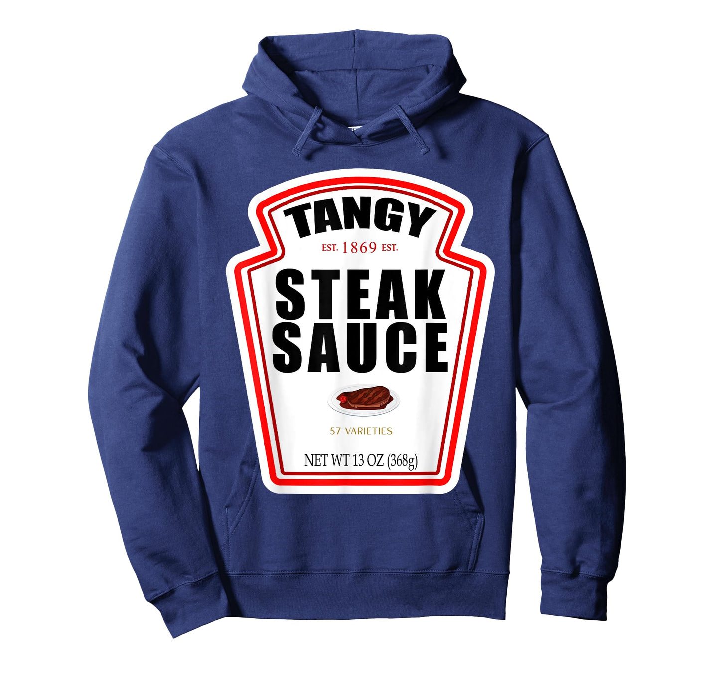 Steak Sauce Bottle Label Funny Halloween Costume Outfit T-Shirt