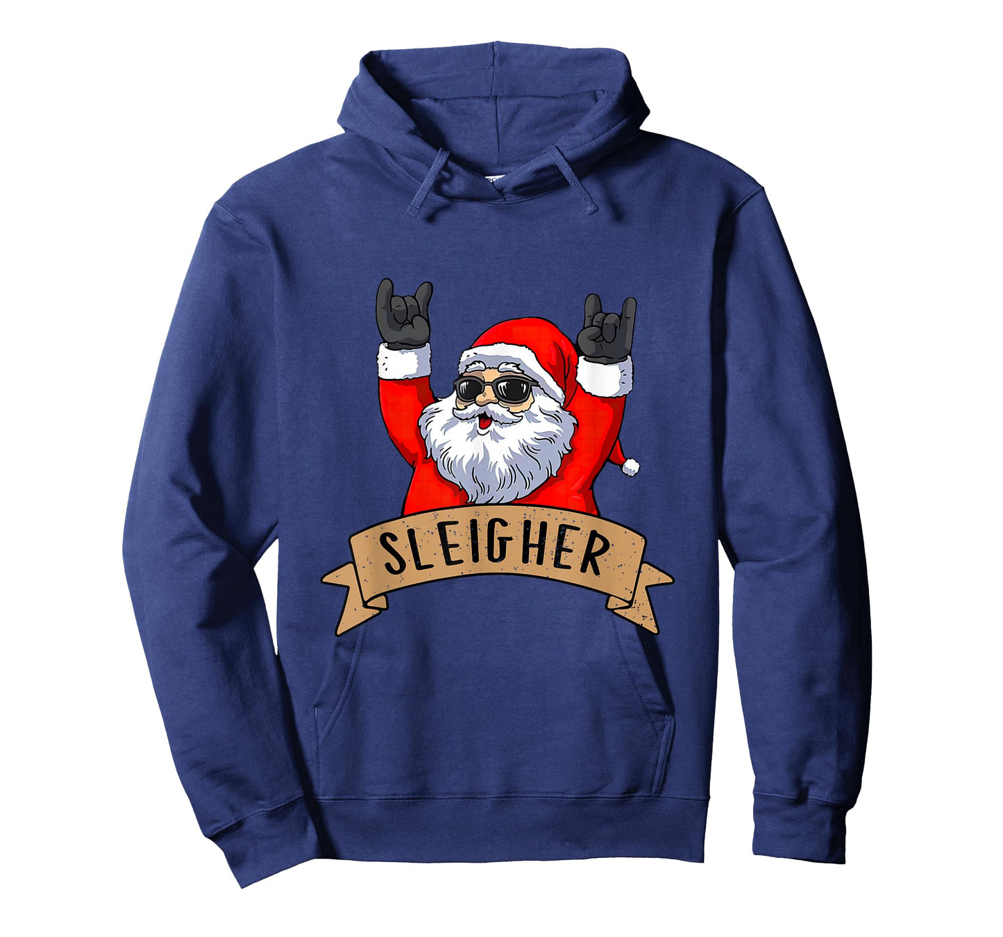 Funny Santa Rocker Christmas Rock Sleigher Men Women Kid Boy T-Shirt