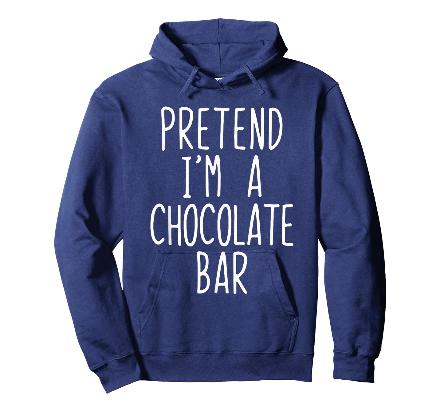 Pretend Im A Chocolate Bar Costume Halloween Lazy Adult Kids T-Shirt