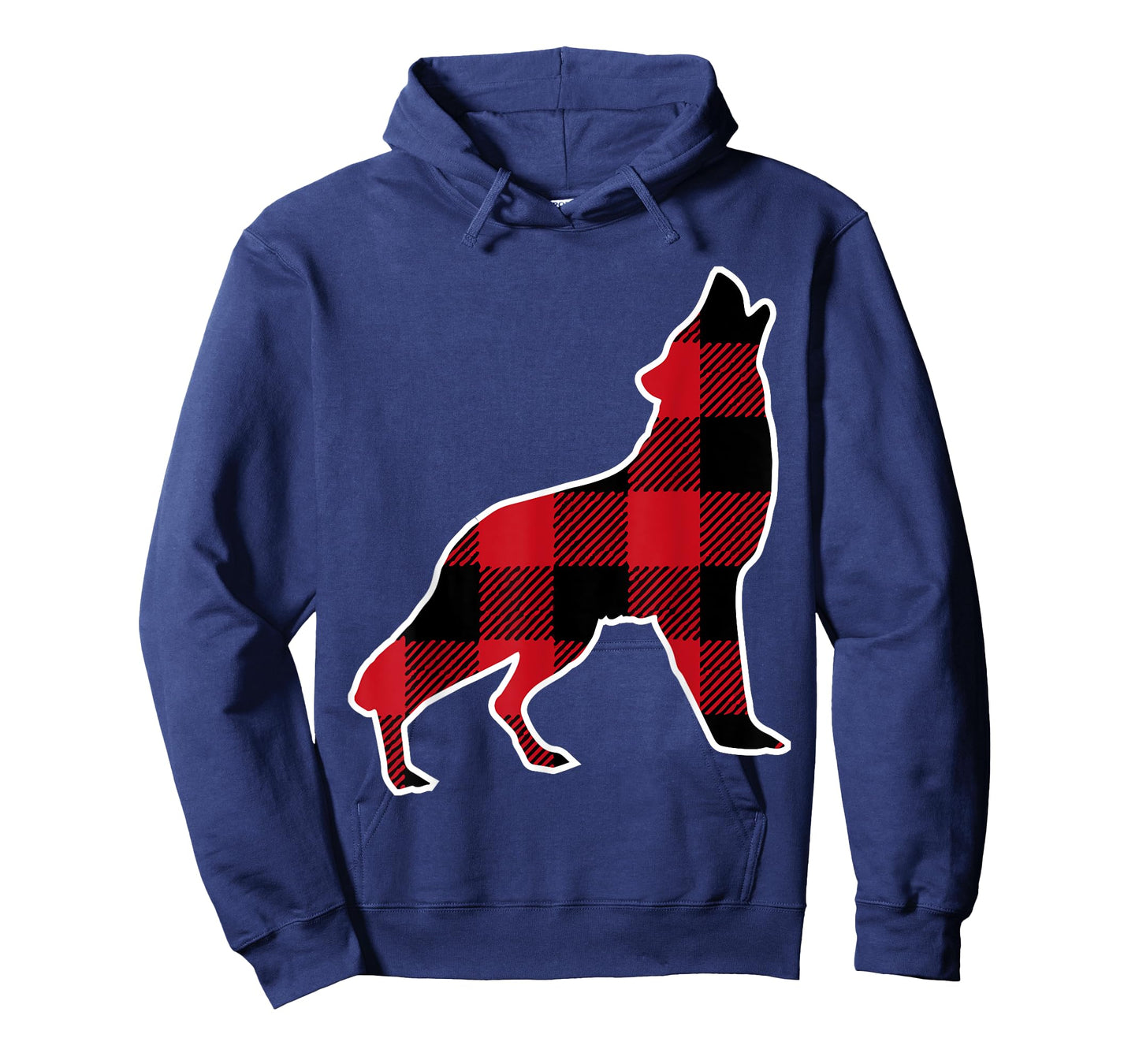 Wolf Family Shirt | Red Plaid Buffalo Matching Family Pajama T-Shirt