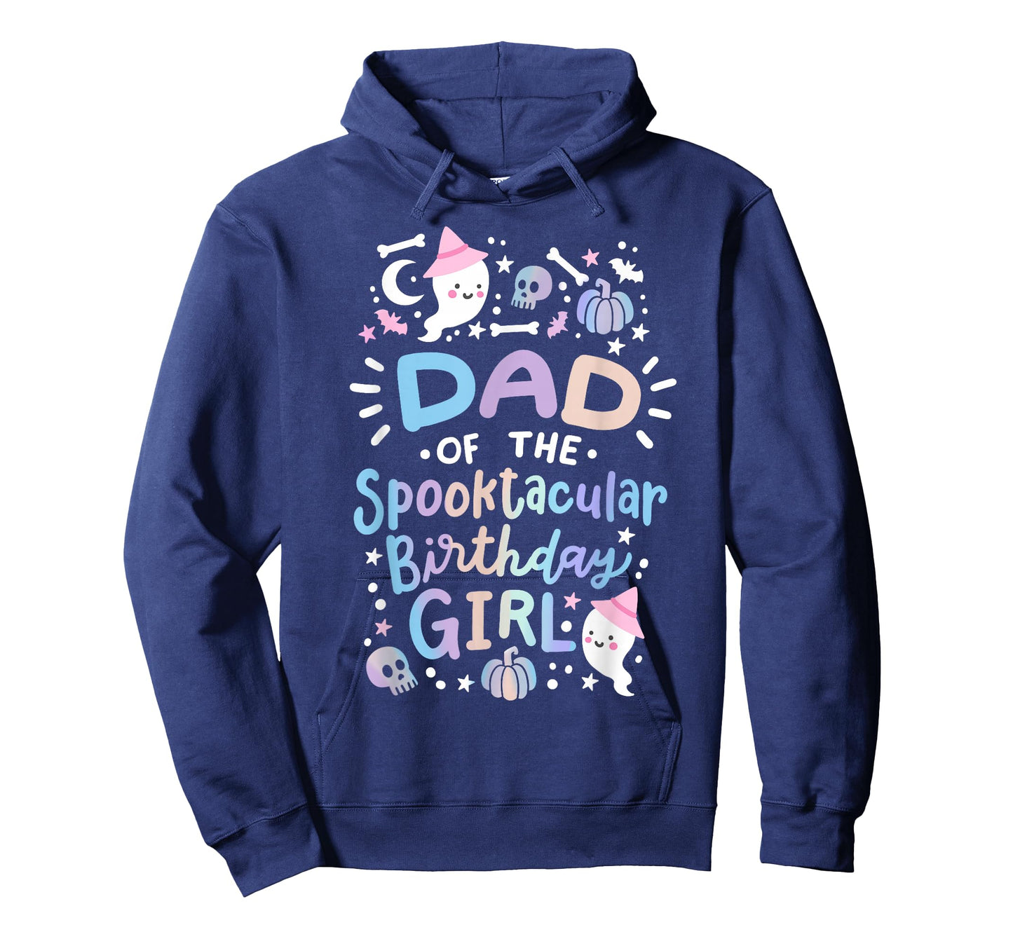 Dad of the Spooktacular Birthday Girl Halloween Family T-Shirt