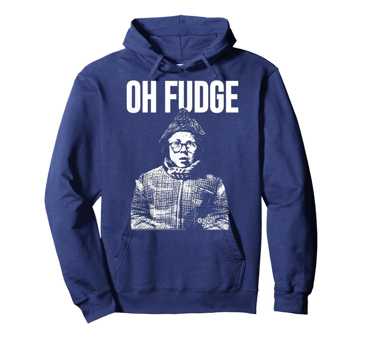 A Christmas Story Oh Fudge Black & White Ralphie Holiday T-Shirt