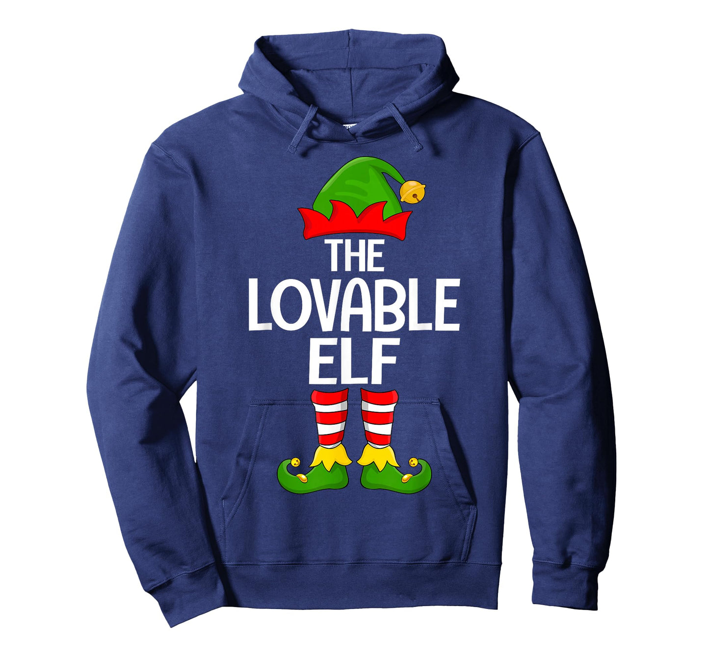 Lovable Elf Xmas Matching Family Elf Squad Christmas T-Shirt