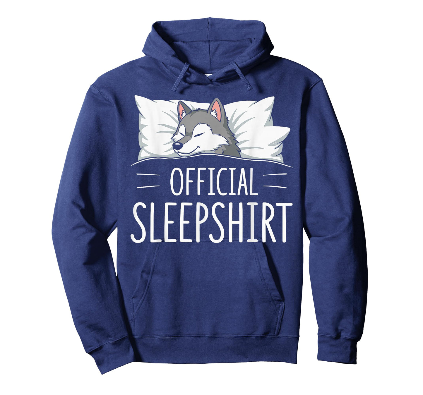 Official Sleepshirt Sleeping Wolf Lovers Pajama T-Shirt