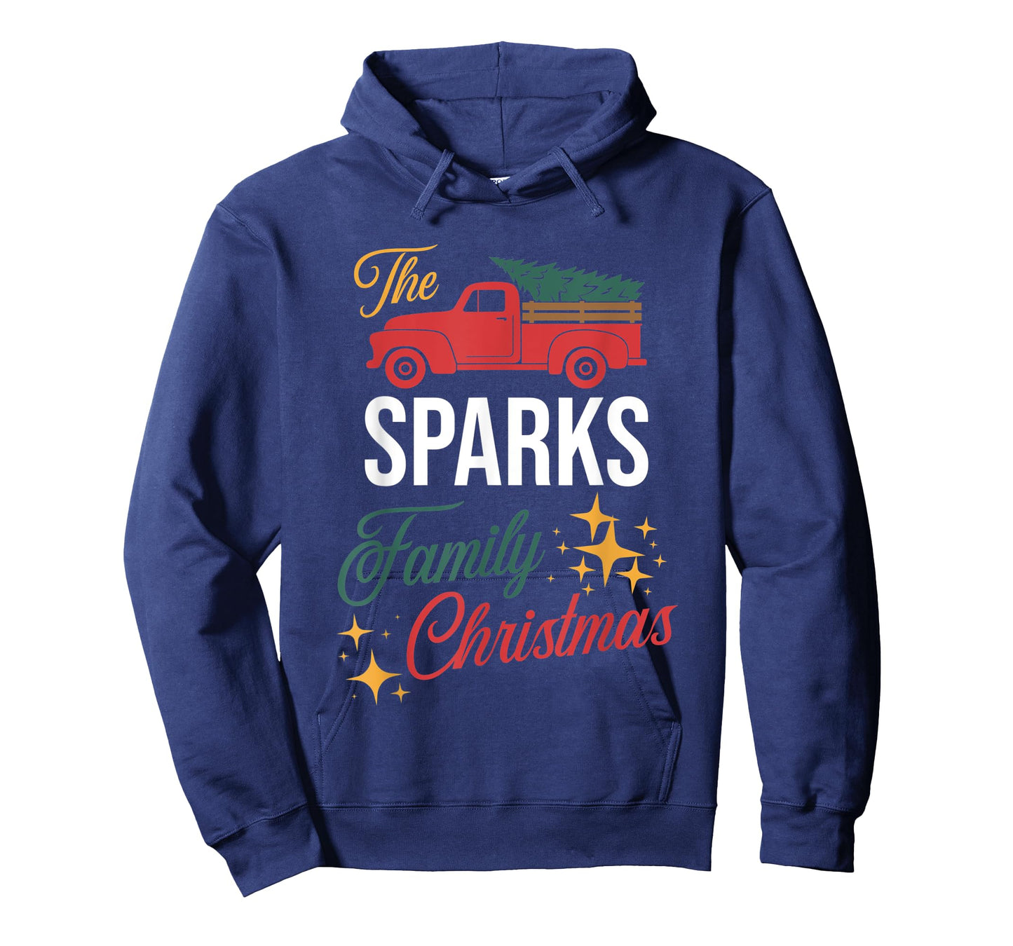 The Sparks Family Christmas Matching Pajamas Group Gift T-Shirt