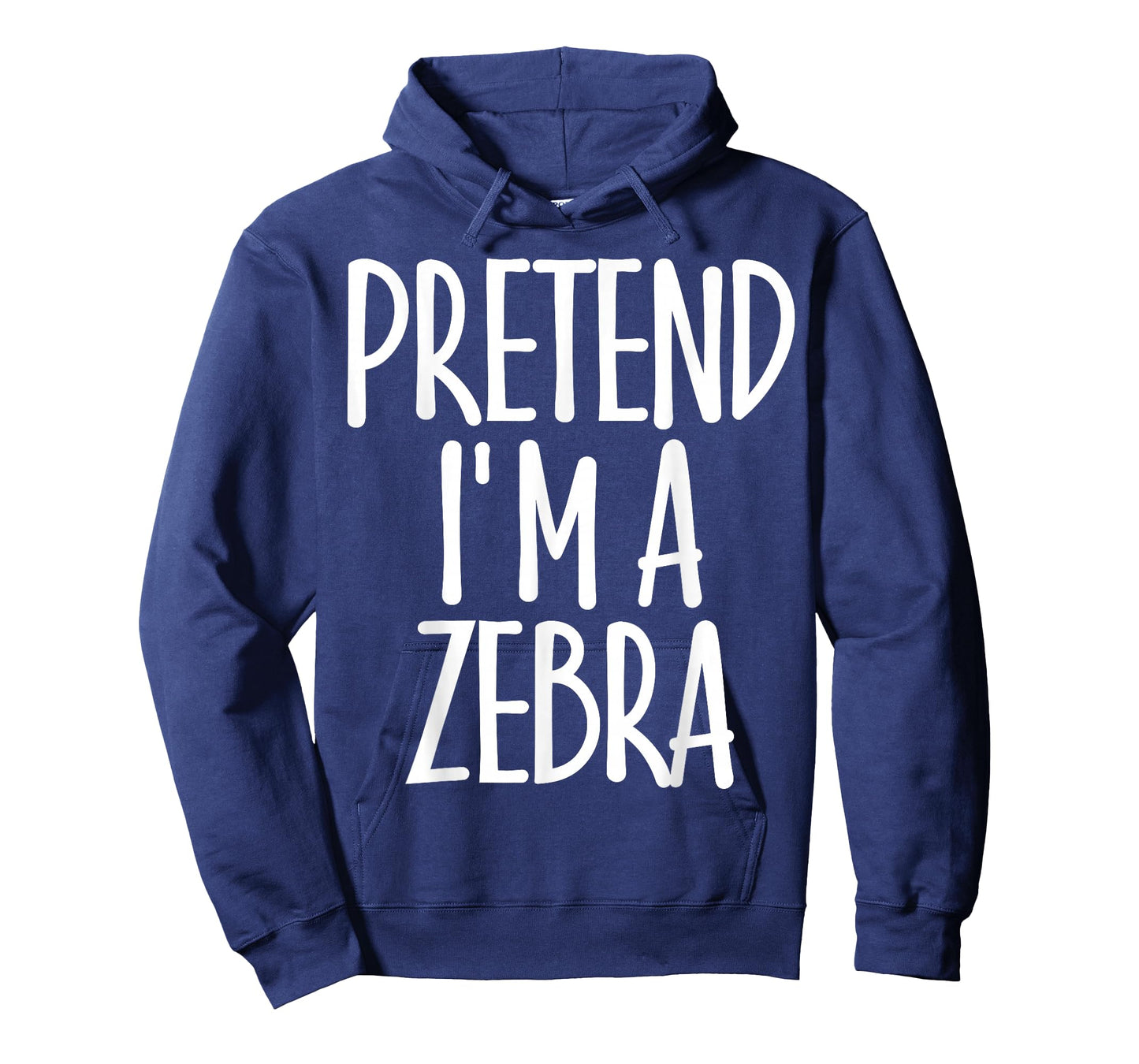 Funny Easy Pretend I'm Zebra Costume Gift Cute Halloween T-Shirt