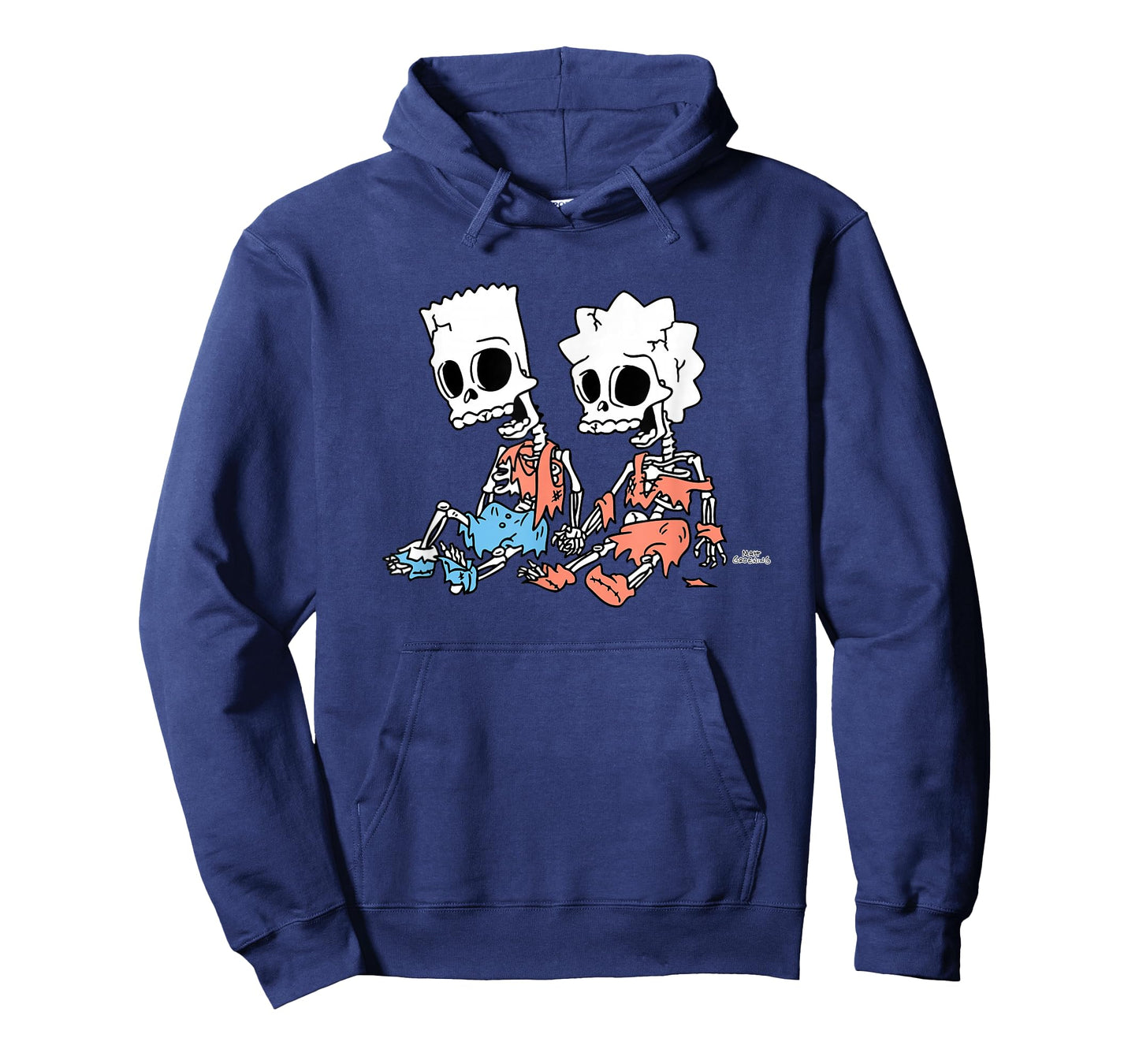 The Simpsons Bart and Lisa Skeletons Treehouse of Horror T-Shirt