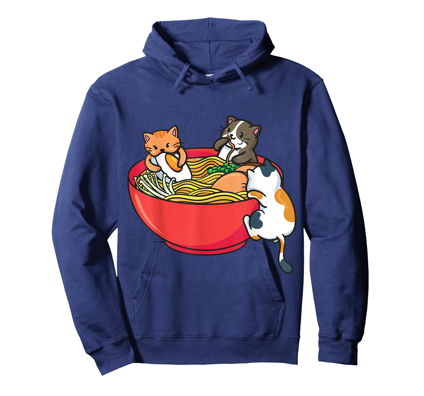 Japanese ramen noodles anime funny Japan cat T-Shirt