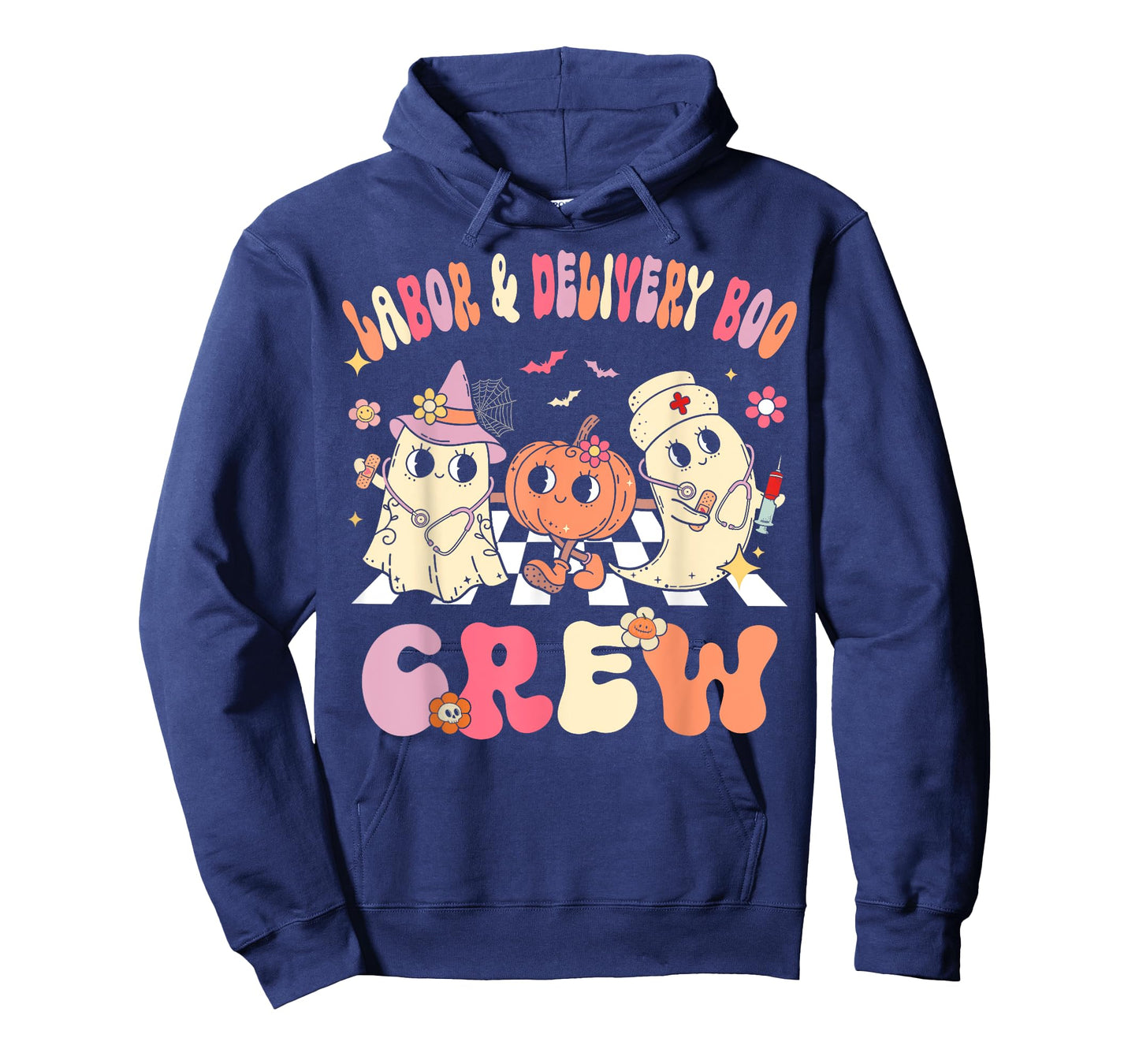 Labor & Delivery Boo Crew Funny Halloween Costume L&D Nurse T-Shirt