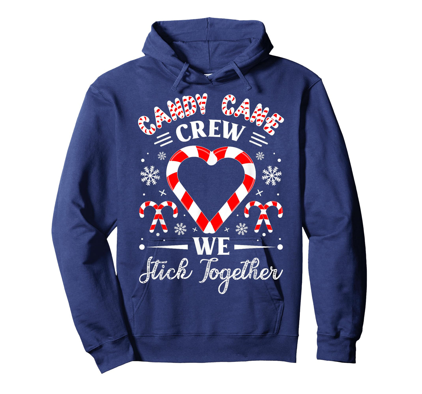 Candy Cane Crew Funny Christmas Holiday Party Men Women T-Shirt