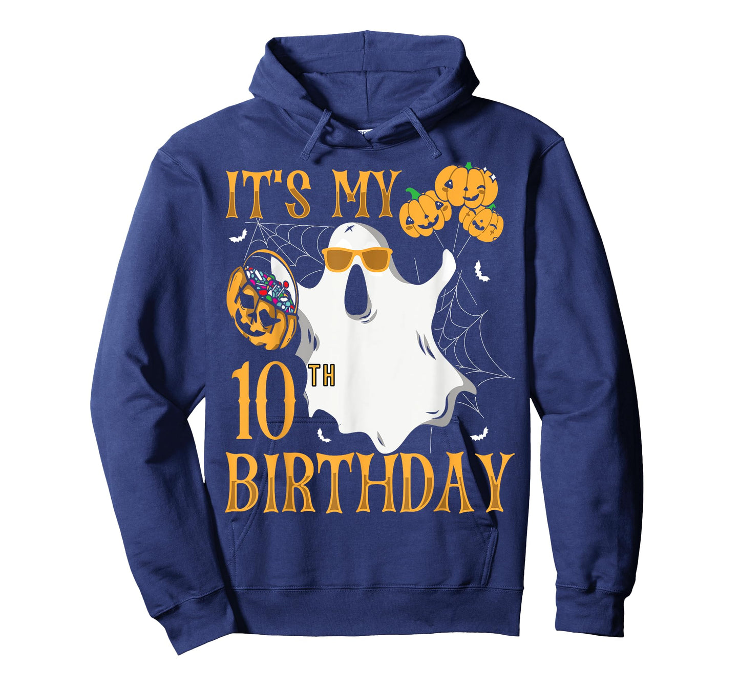 Happy Halloween Its My 10th Birthday Funny 10 Years Old Boys T-Shirt