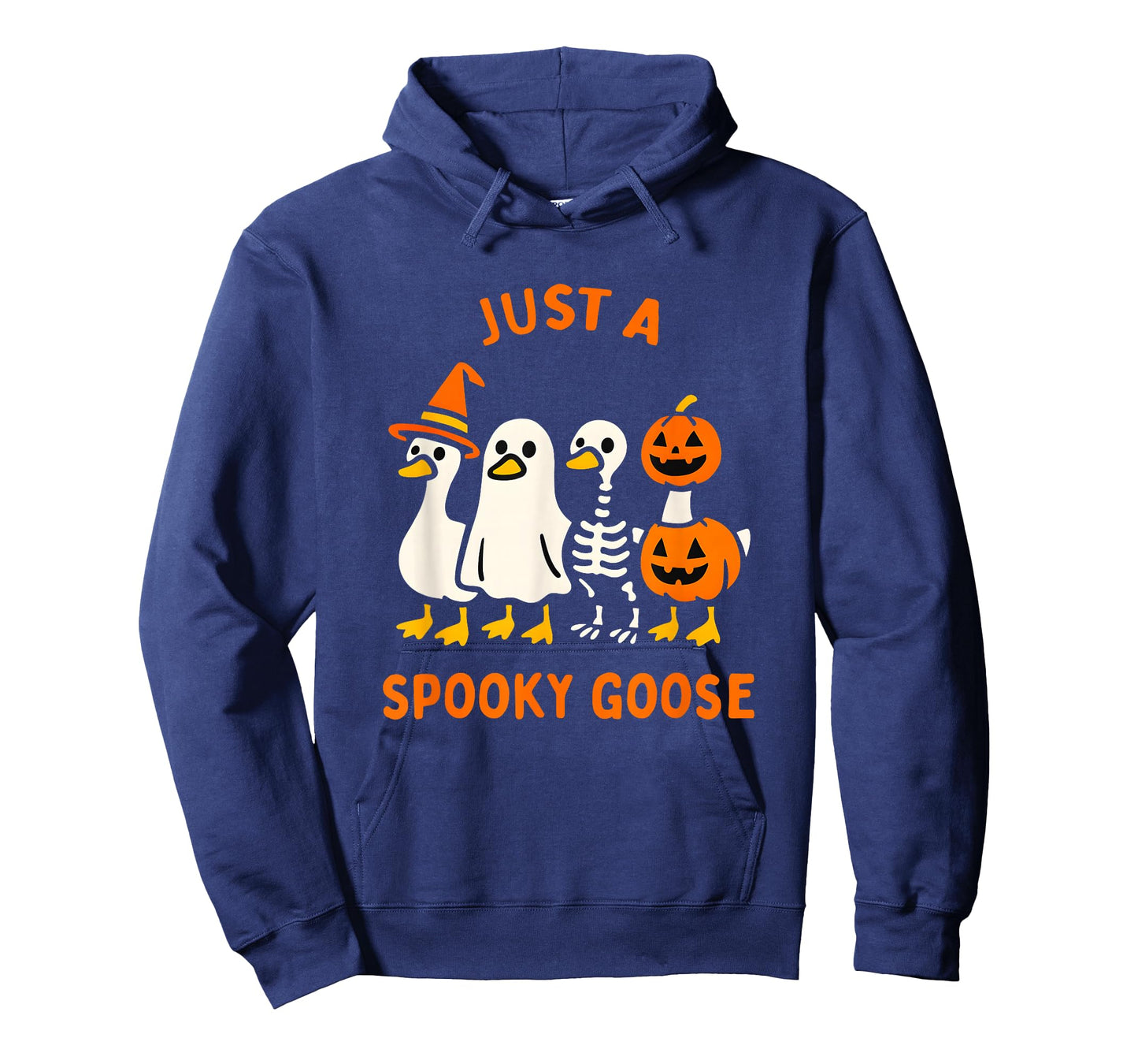 Just a Spooky Goose Silly Halloween Costume Funny Women Kids T-Shirt