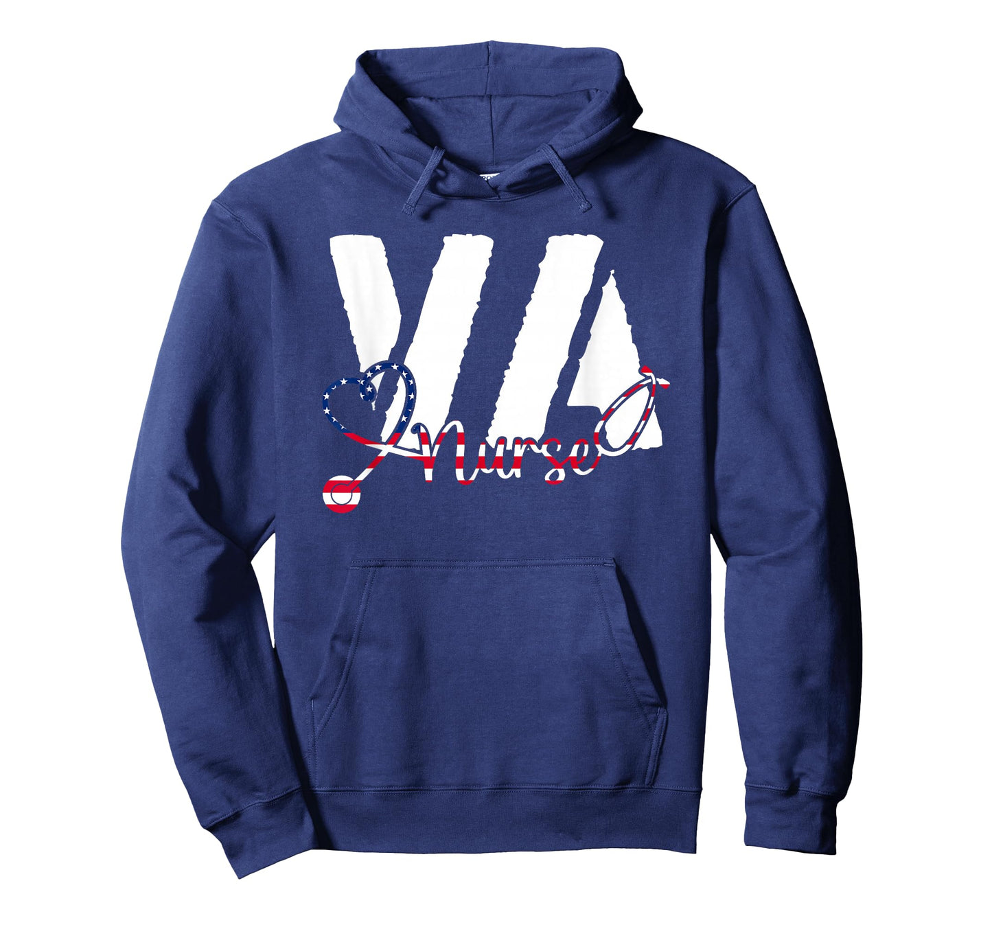 VA Nurse RN American Flag Patriotic 4th of July Veterans Day T-Shirt