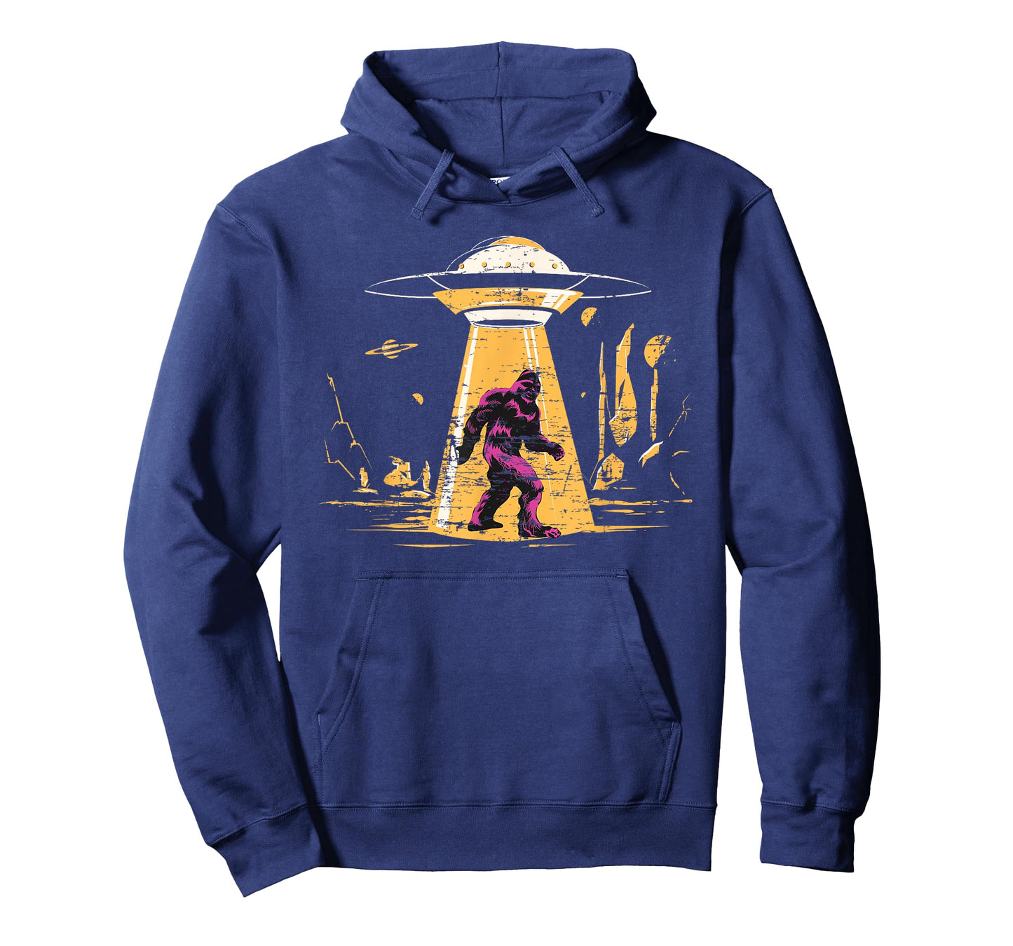 Alien Bigfoot UFO Abduction Sasquatch Yeti Cryptid Bigfoot T-Shirt