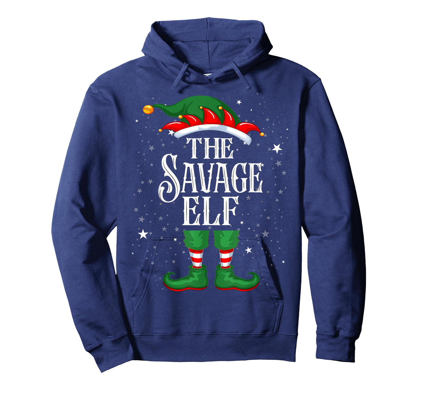 Christmas Elf Matching Family Group Funny The Savage Elf T-Shirt