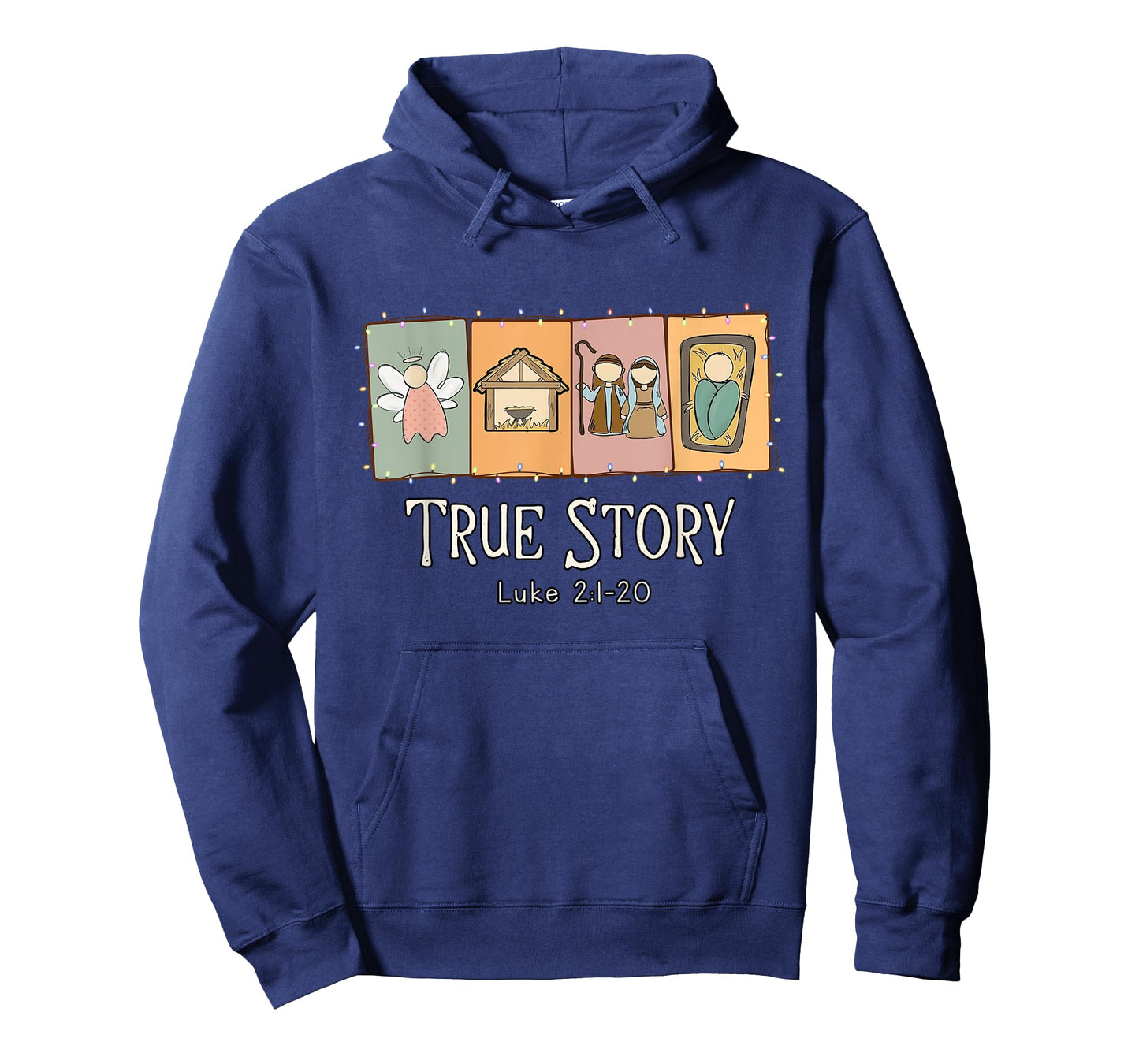 True Story Jesus Xmas Christmas Christian Nativity Scene T-Shirt