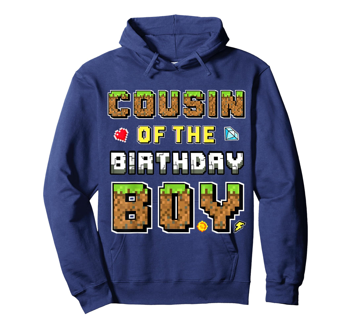 Cousin Of The Birthday Boy Gamer Pixel Birthday Matching T-Shirt