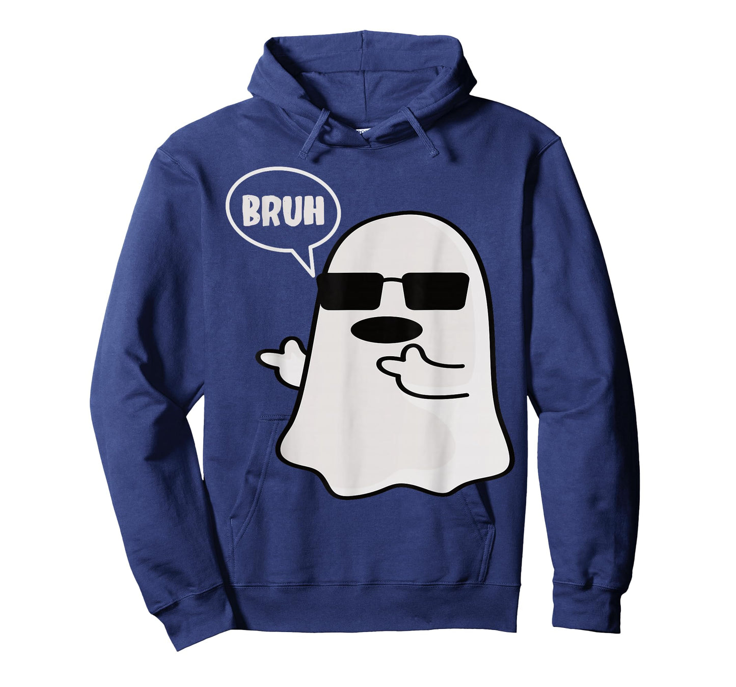 Funny Halloween Bruh Ghost Men Boys T-Shirt
