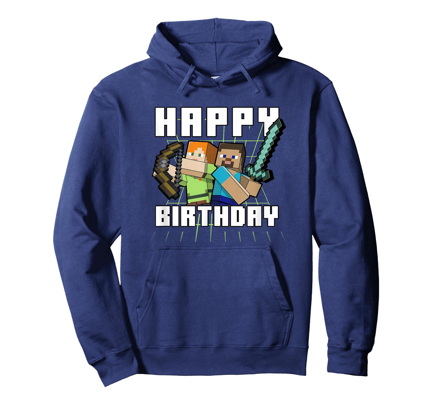 Minecraft Alex & Steve Happy Birthday T-Shirt