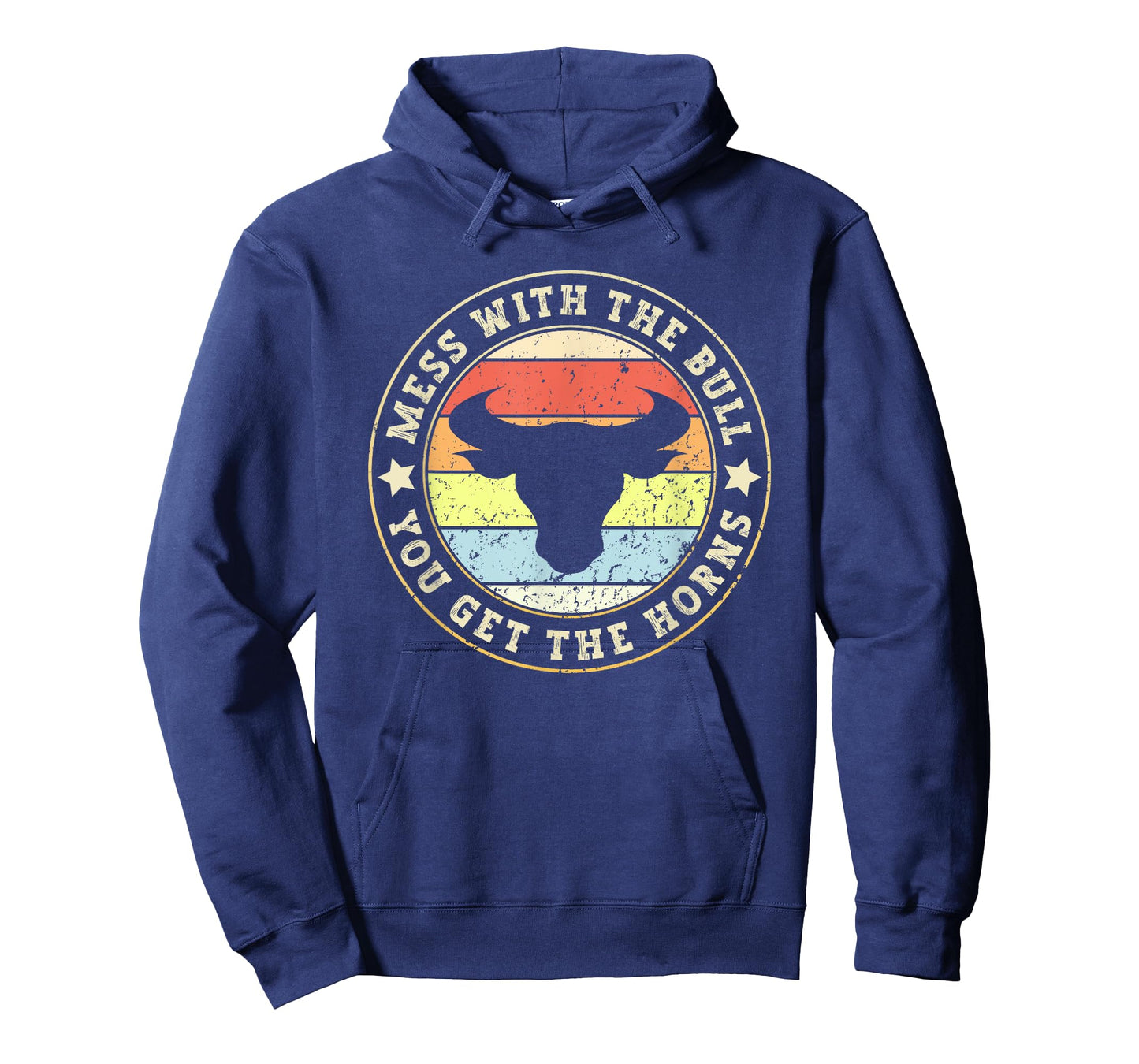 Rodeo Bull Rider Mess With The Bull You'll Get The Horns Red T-Shirt
