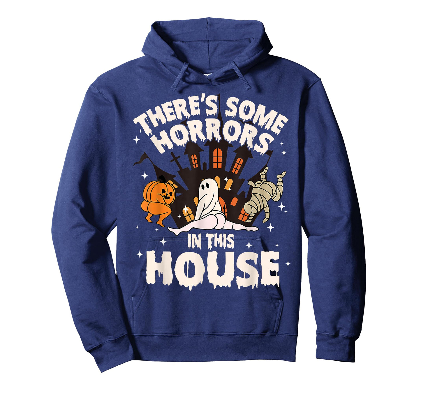 There's Some Horrors In This House Ghost Halloween Funny T-Shirt