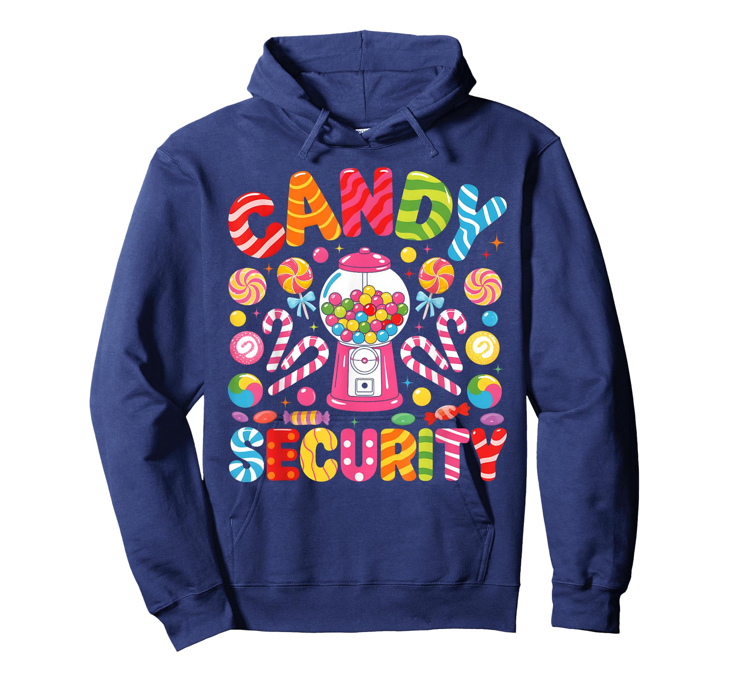 Funny Joke Security Christmas Candy Xmas Candy Canes Lover T-Shirt