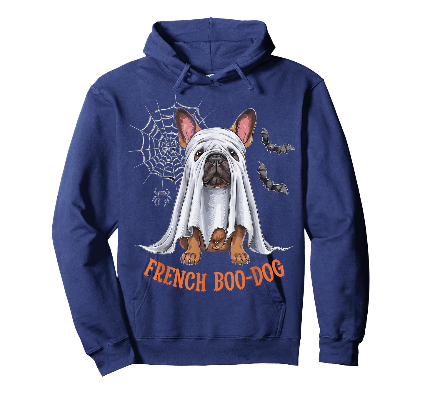 French Boo-Dog Funny French Bulldog Halloween Men Women Kids T-Shirt