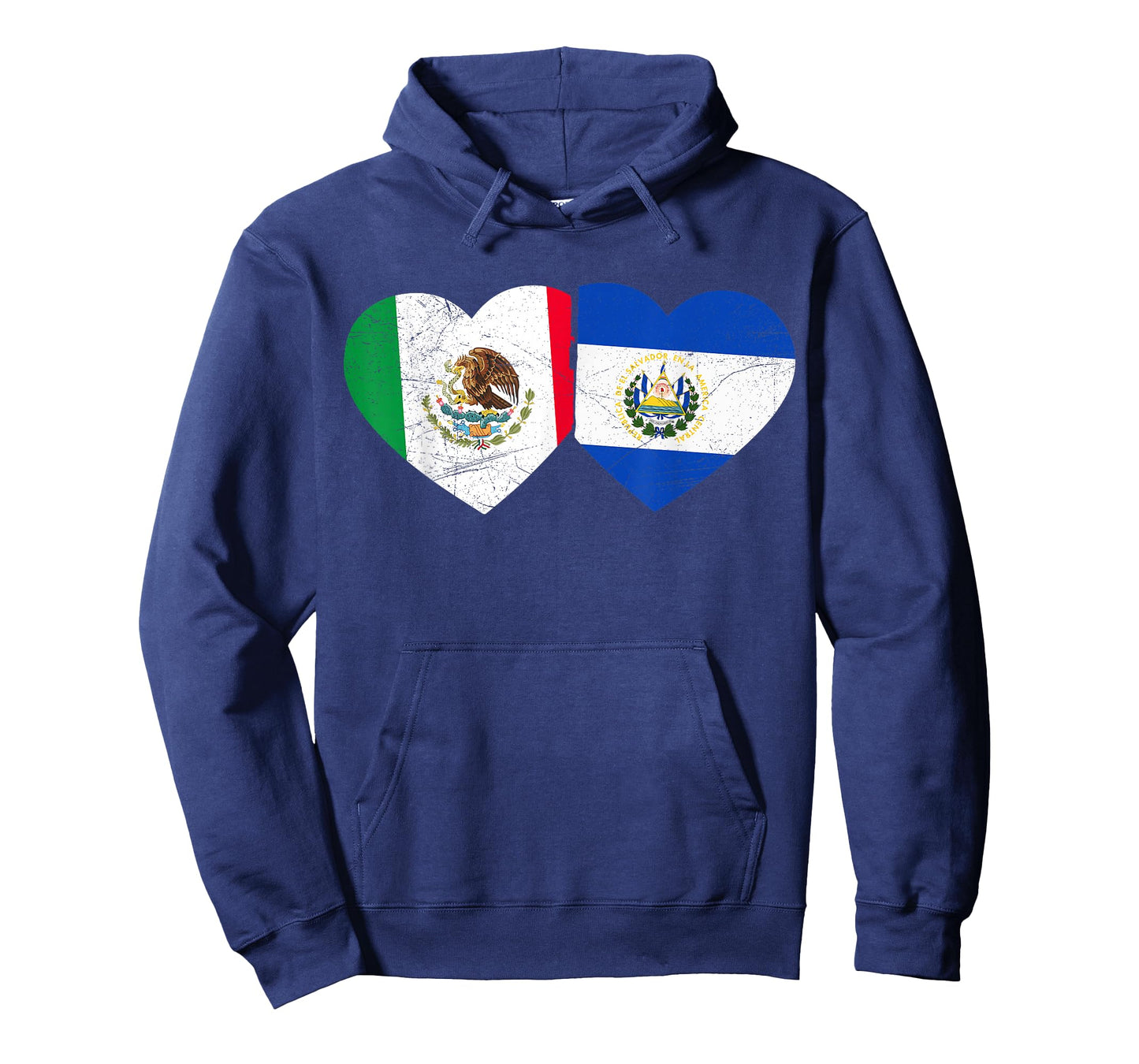Half Mexican Half Salvadorian Mexico El Salvador Patriots T-Shirt